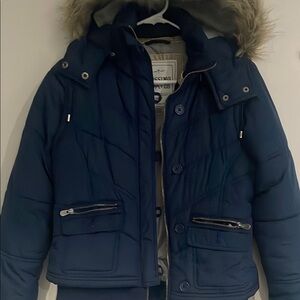 Mossimo Supply Co. Navy Puffer Jacket